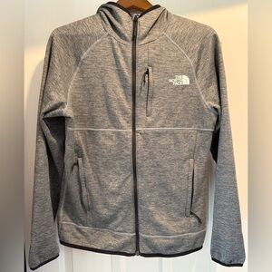 The North Face Men’s Canyonlands Full Zip Hoodie Gray Fleece Small